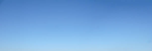 Clear blue sky with gradient tone as natural background and copy space