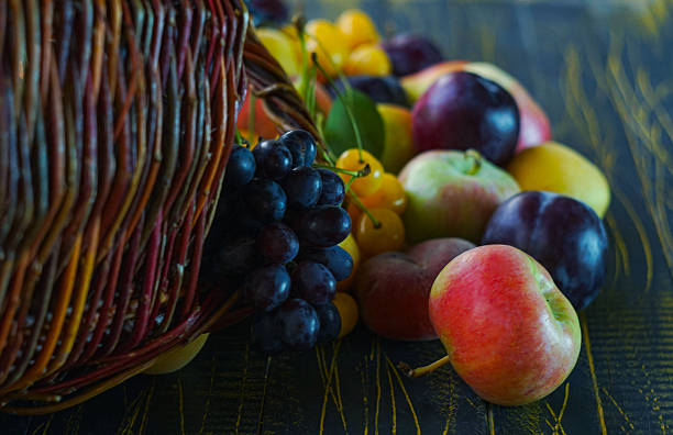 All kinds of fruits are summer fruits on the table