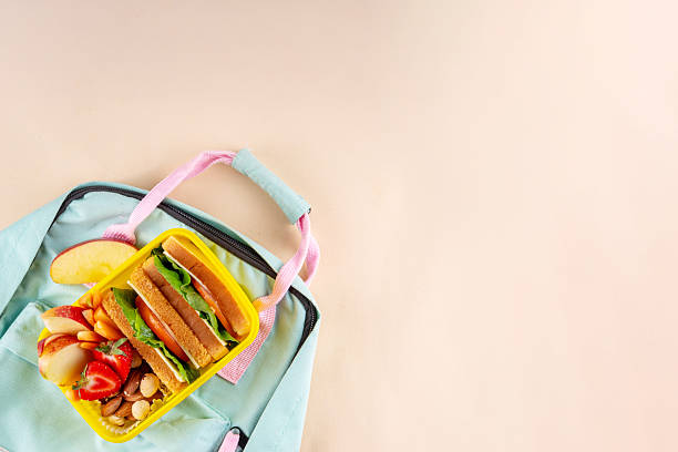 istock Back to school. Healthy school meal background 2223057550