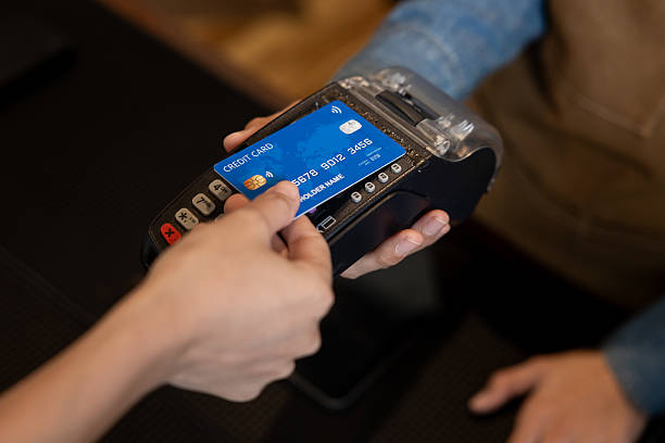 istock Close-up of blue credit card 2223061192