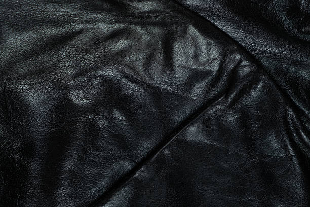 istock Close-Up of Dark Leather Surface for Design Use 2223061377