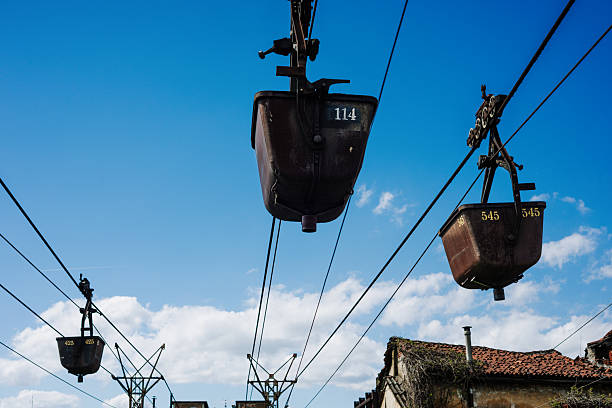The Funivie di Savona (Savona cableways) is a coal cable transport from Savona (Liguria) to a storage facility in Bragno, Cairo Montenotte, Italy. The original line was completed in 1912 from the Port of Savona and it was 18km long. At the time of completion it was the longest air transport line in the world.