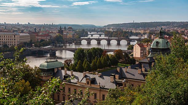 istock Scenic Prague panorama with bridges over Vltave, Prague, Czech Republic 2223067426