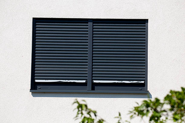 istock Electric aluminium roller shutter on a residential building 2223067892