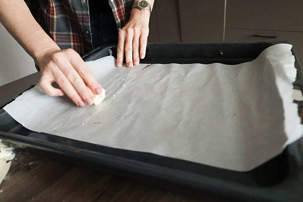 istock Woman Preparing Blueberry Pastry with Phyllo Dough 2223069655