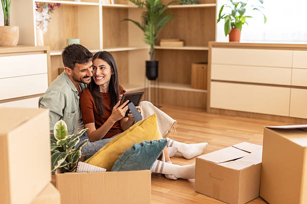 istock Happy couple embracing new home experience 2223069985
