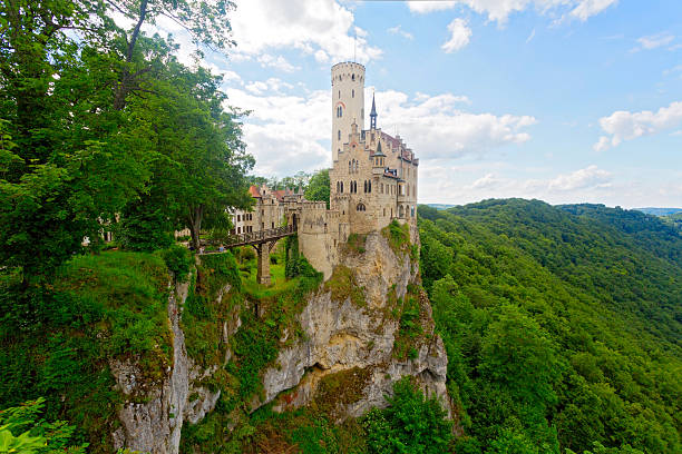 Panoramic view of Castle Lichtenstein near Stuttgart, Germany