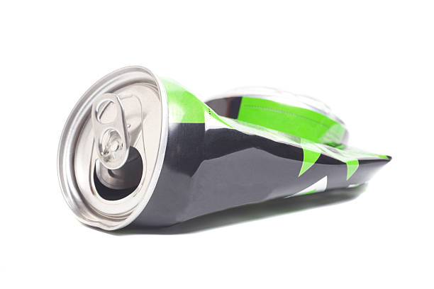 istock Empty crumpled can from energy drink or beer 2223077971