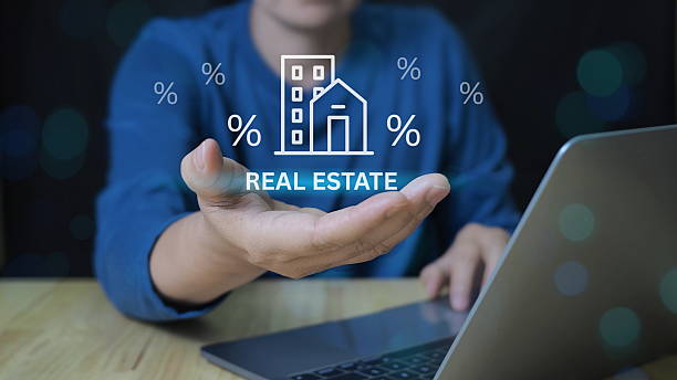 istock digital interface showcases real estate investment processes including buying, owning, and selling properties online. concept highlights profit from cash flow, property appreciation, and tax benefits. 2223078694