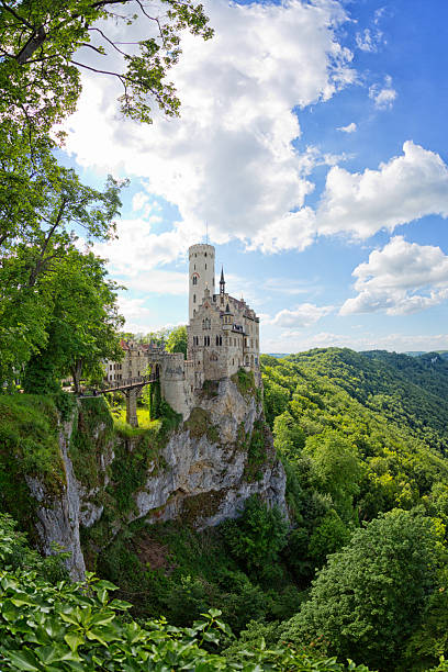Panoramic view of Castle Lichtenstein near Stuttgart, Germany