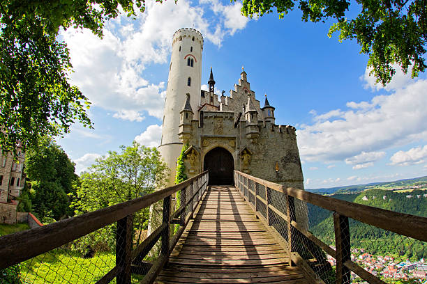 Panoramic view of Castle Lichtenstein near Stuttgart, Germany