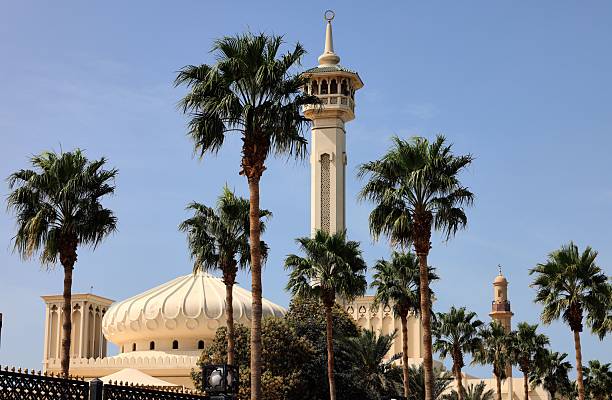 istock Mosque with palm trees in Sharjah, UAE. 2223080306