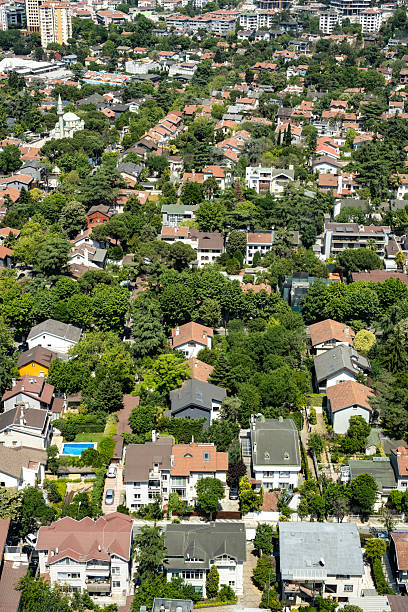 istock Aerial view of houses 2223085554