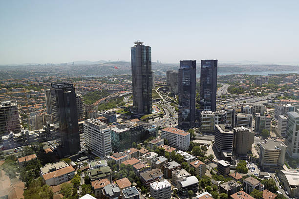 istock Skyscrapers and Modern Architecture in Levent Business District, Istanbul 2223085944