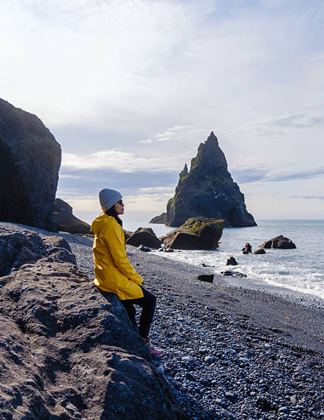 istock Explore the majestic Reynisfjara Beach with its stunning rock formations and dramatic coastline 2223089535