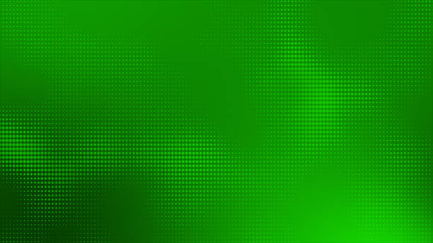 istock Simple and elegant Green gradient abstract circular dots background, clean and bright background with light motion 2223095848
