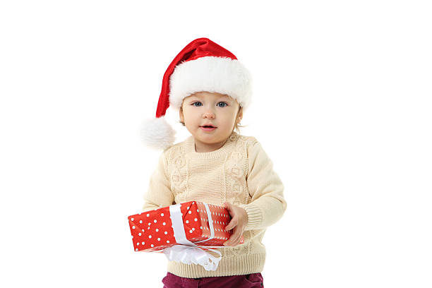 istock Little girl holding in hands gift box 2223103998