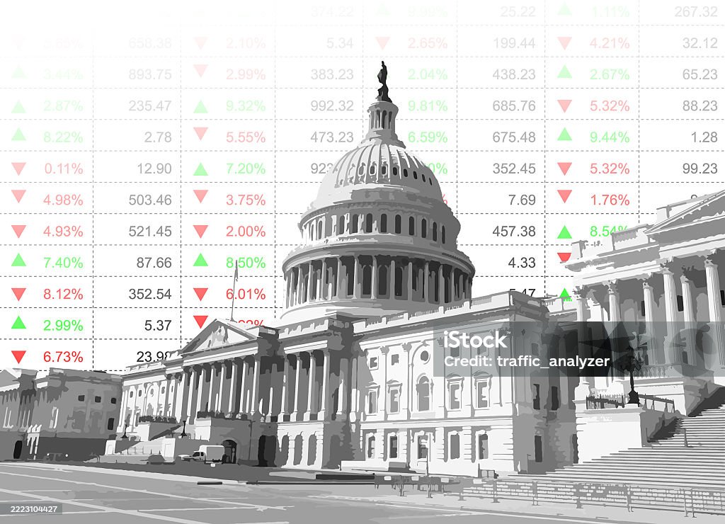 Dc Stock Analysis Washington Dc Stock Market Data Stock Illustration - Download Image Now ...