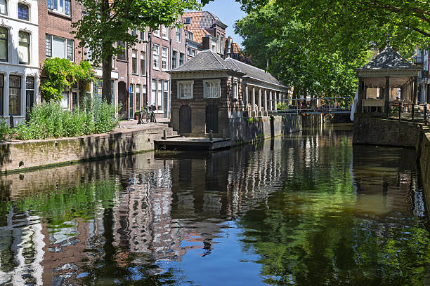 istock Serene canal in Gouda, Netherlands. 2223105797