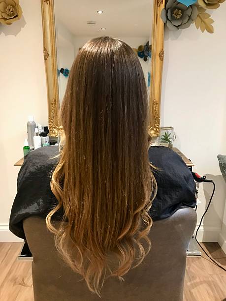 istock Golden light brown balayage long hair style 2223106303