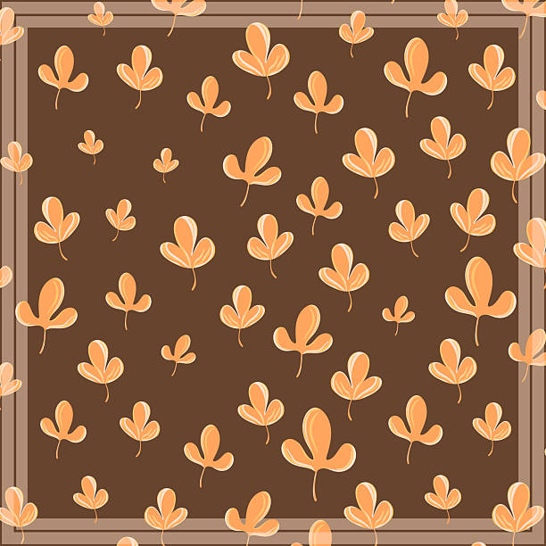 istock Print for kerchief, bandana, scarf, handkerchief, shawl, neck scarf. Squared pattern with ornament for fabric, textile, silk products. Paisley vector with abstract flowers. Floral folk tracery 2223112062