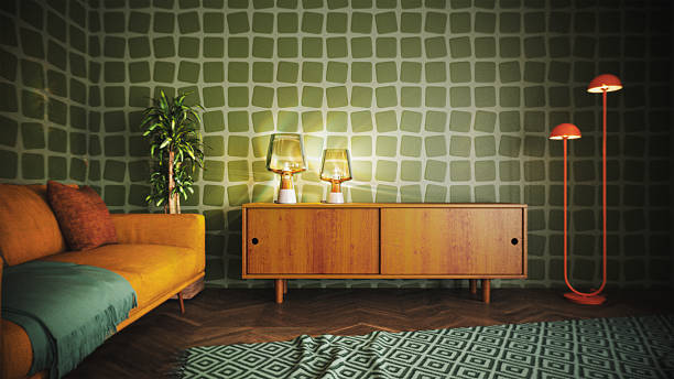 istock Retro living room 2223121560