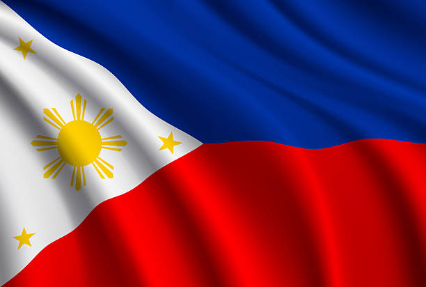 istock Flag of the Philippines. Vector Waving Flag Background. High detailed Realistic Illustration 2223126343