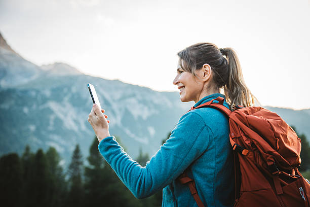 istock Woman hiking in the Dolomite 2223127197