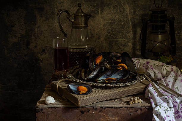 istock Mussels on a metal tray close-up 2223131846