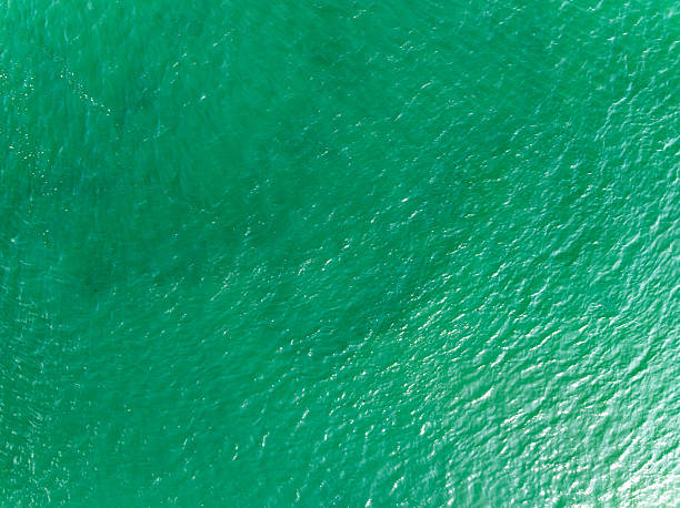 istock Aerial view sea surface waves texture nature background 2223132191