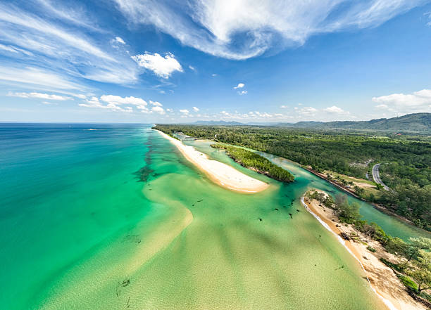 istock Beautiful sea beach nature background High Angle view beach sea background 2223132195