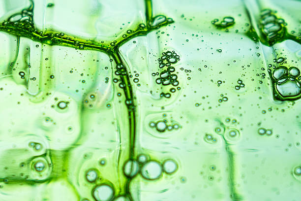 istock Close-Up View of Abstract Green Liquid with Bubbles 2223132254