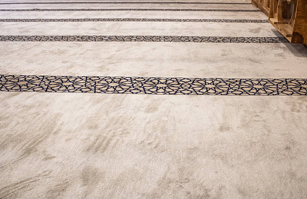 Islamic Carpet Design in a Mosque