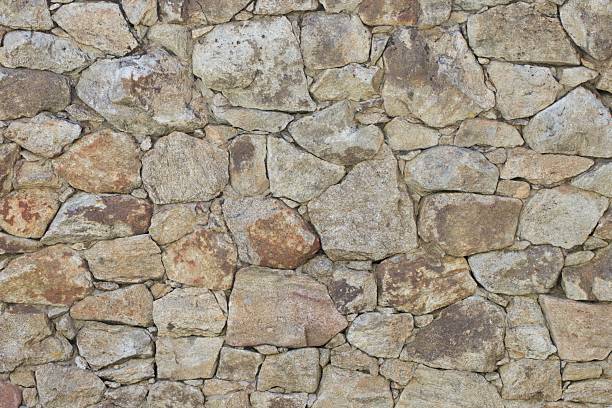 istock A wall made of stone with a rough texture 2223134364