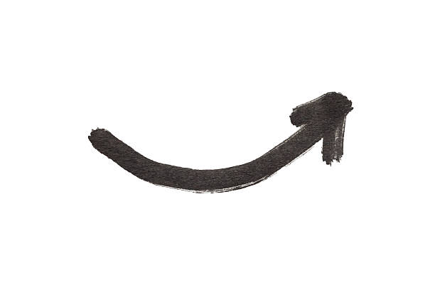 istock hand drawn arrow with black marker on white background 2223134844