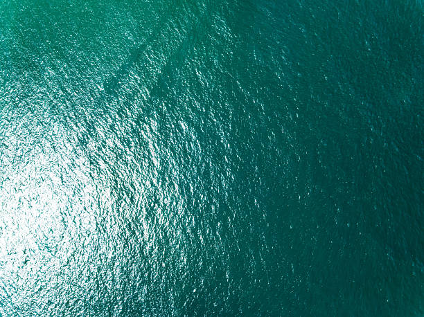 istock Aerial view sea surface waves texture nature background 2223137681