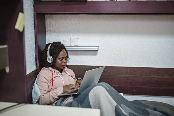 istock Relaxed Evening with Laptop and Headphones 2223138853
