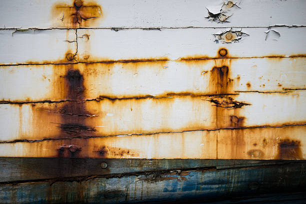 istock Wooden hull of a ship ages gracefully 2223142704