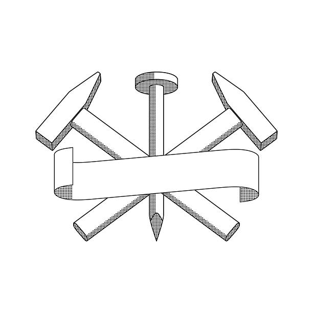 Black and white illustration. Vector graphics.