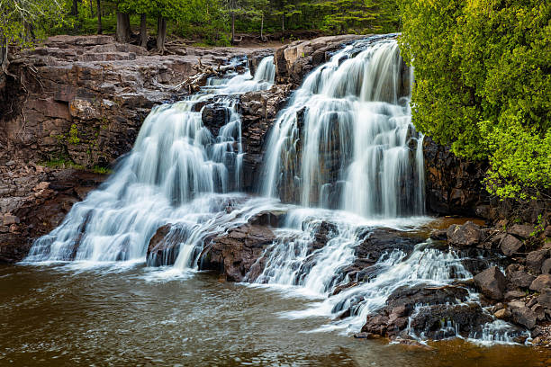 istock Gooseberry Falls Middle Falls Sunset 2223149814
