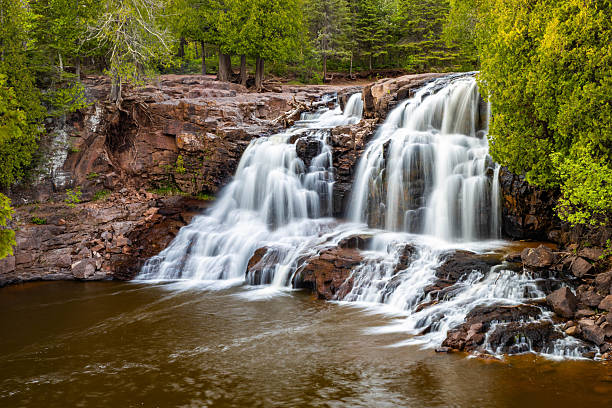 istock Gooseberry Falls Middle Falls Sunset 2223149816