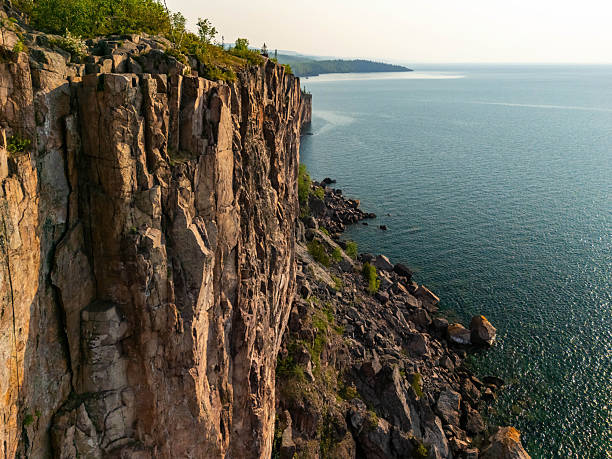 istock Palisade Head scenic cliffs aerial view at Lake Superior 2223150468