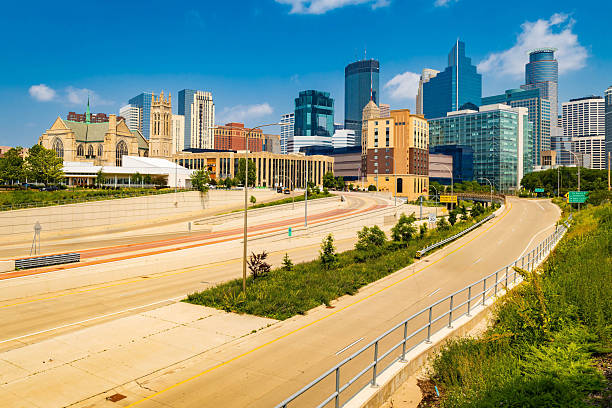 istock Scenic Minneapolis modern buildings skyscrapers 2223152617