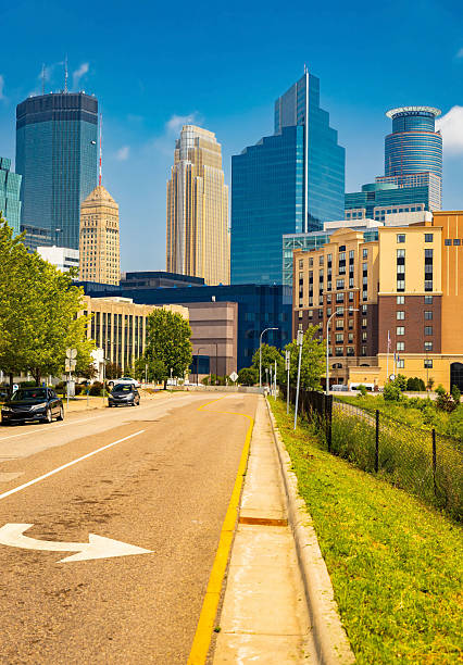 istock Scenic Minneapolis modern buildings skyscrapers 2223152619
