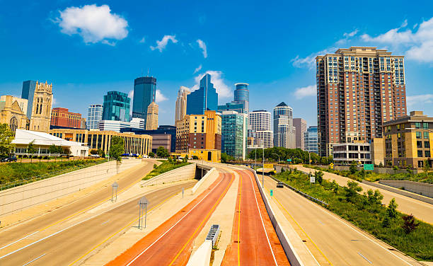 istock Scenic Minneapolis modern buildings skyscrapers 2223152631