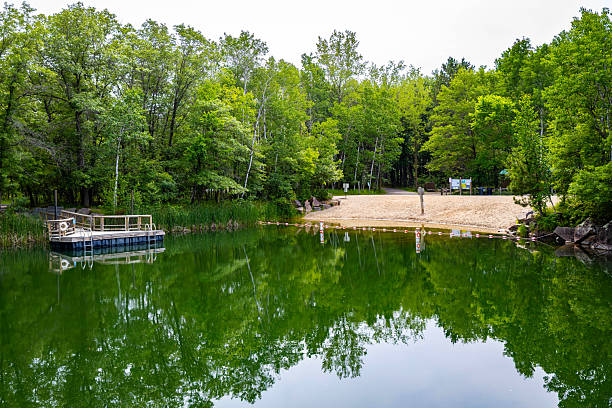 istock Public Beach and Pier at Quarry Park 2223153238