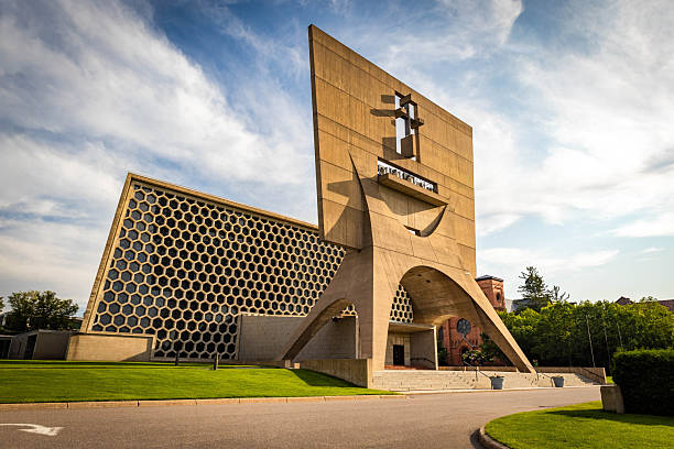 istock Saint Johns Abbey Main Building at Sunset 2223153458