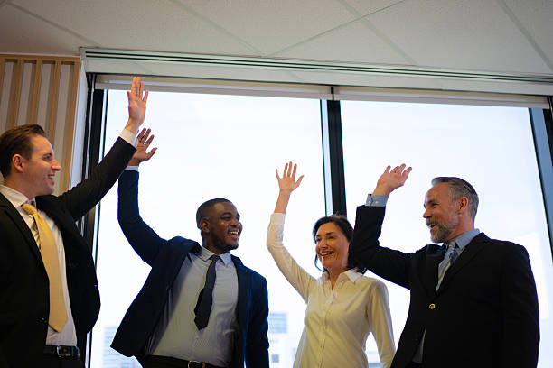 istock Group of white collar workers are working and meeting at office. 2223173182