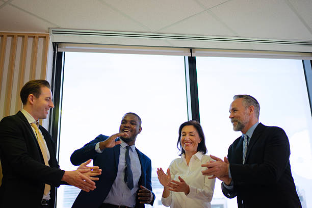 istock Group of white collar workers are working and meeting at office. 2223173186