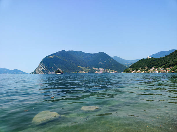 famous Iseo lake in summer